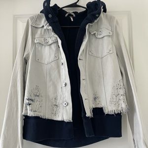 Free People jean style jacket (size S)